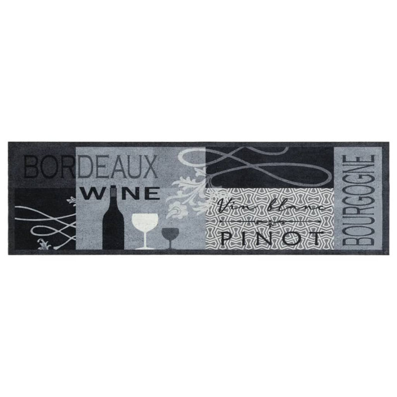 Snyderville Kitchen Mat, 45 x 150 cm, wine