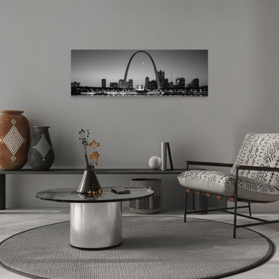 Skyline St. Louis MO USA by Richard Sisk - Wrapped Canvas Panoramic Print