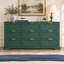 Commode 9 tiroirs, commode moderne l 63 po avec poignée en métal-67020788