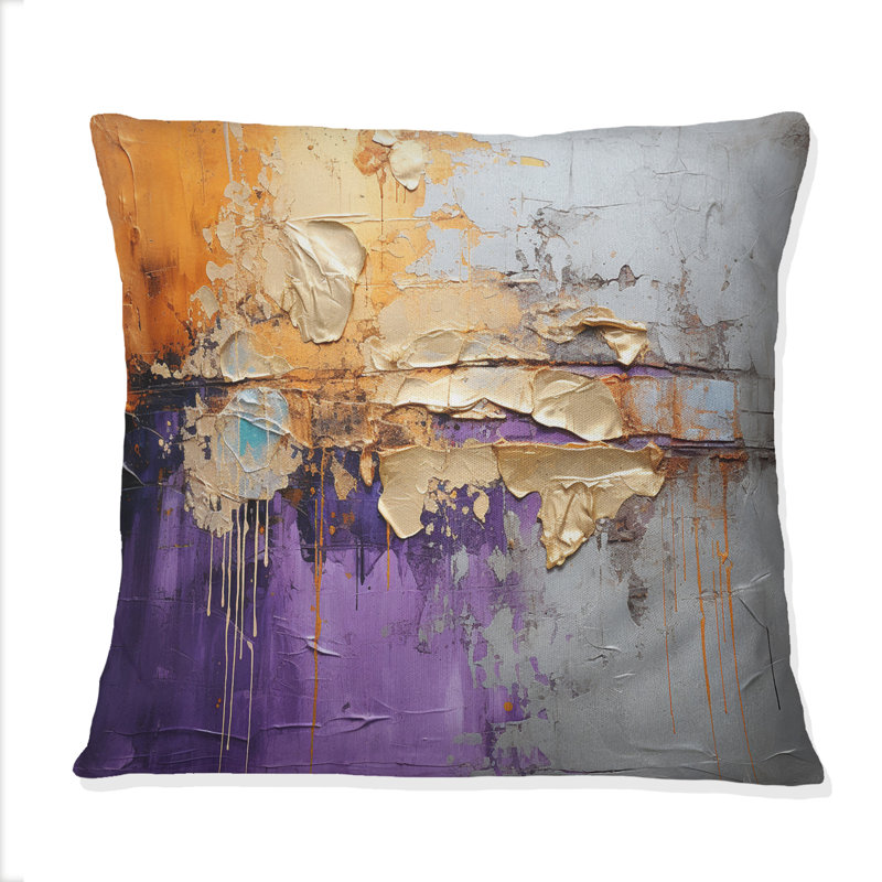 Coussin Collage Fusion III - Abstract Collages