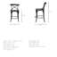 Tabouret supplémentaire en bois massif Borough-50267282-50267283