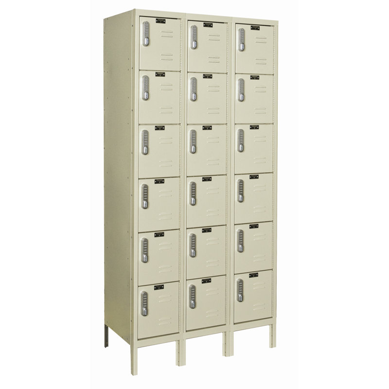 Casier large à 6 étages 3 étages DigiTech, L 36 po x P 12 po x H 78 po