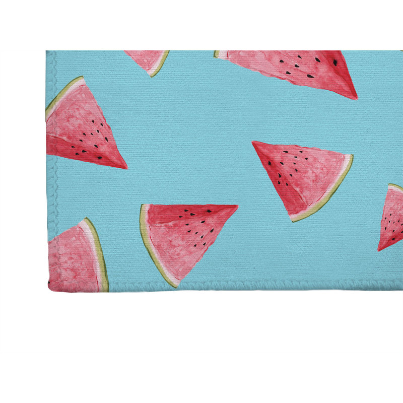Summer Melon Outdoor Rug, Runner 2'6" x 8'