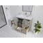 Boston 36 po X P 22 po Meuble-lavabo central D Marbre de Carrare