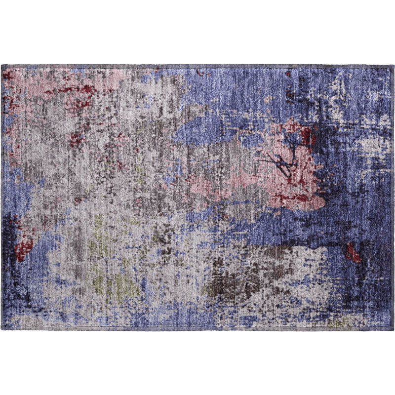Premium Machine Washable Breault AMF1911 Abstract Rug, Rectangle 1'8" x 2'6"