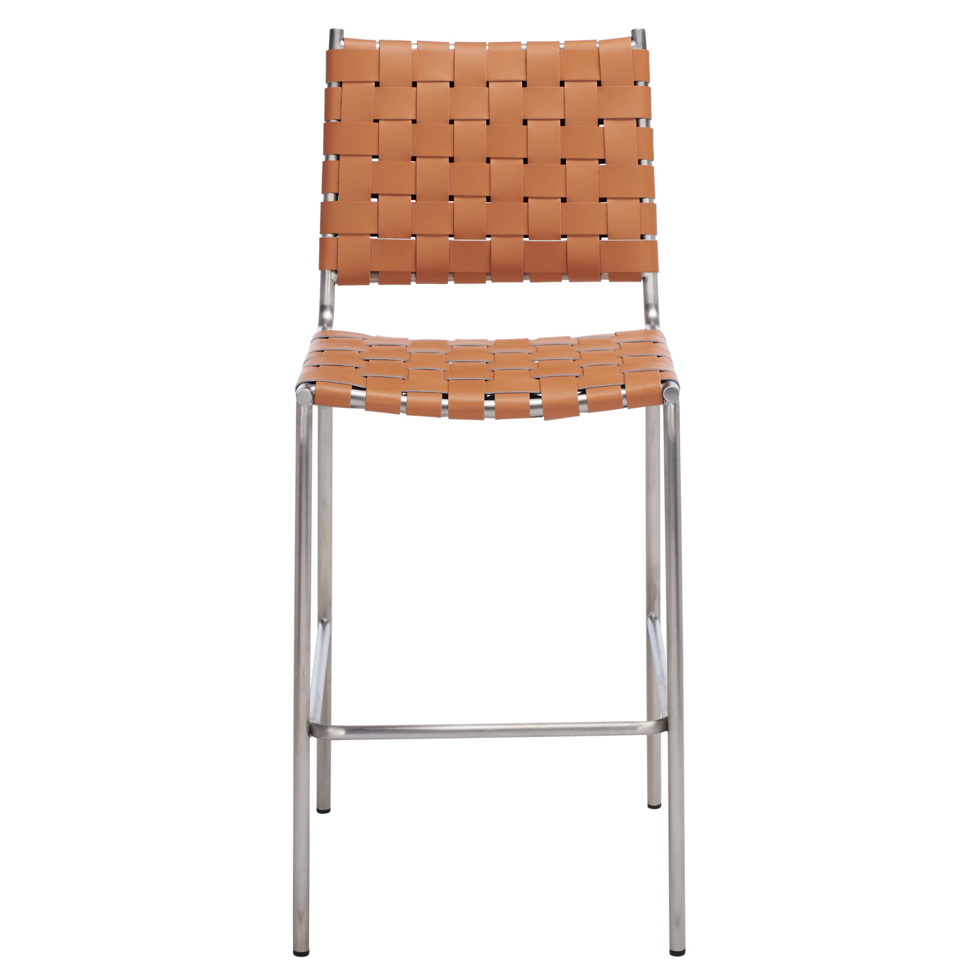 Ryland 26" Counter Stool, Brown, Sliver
