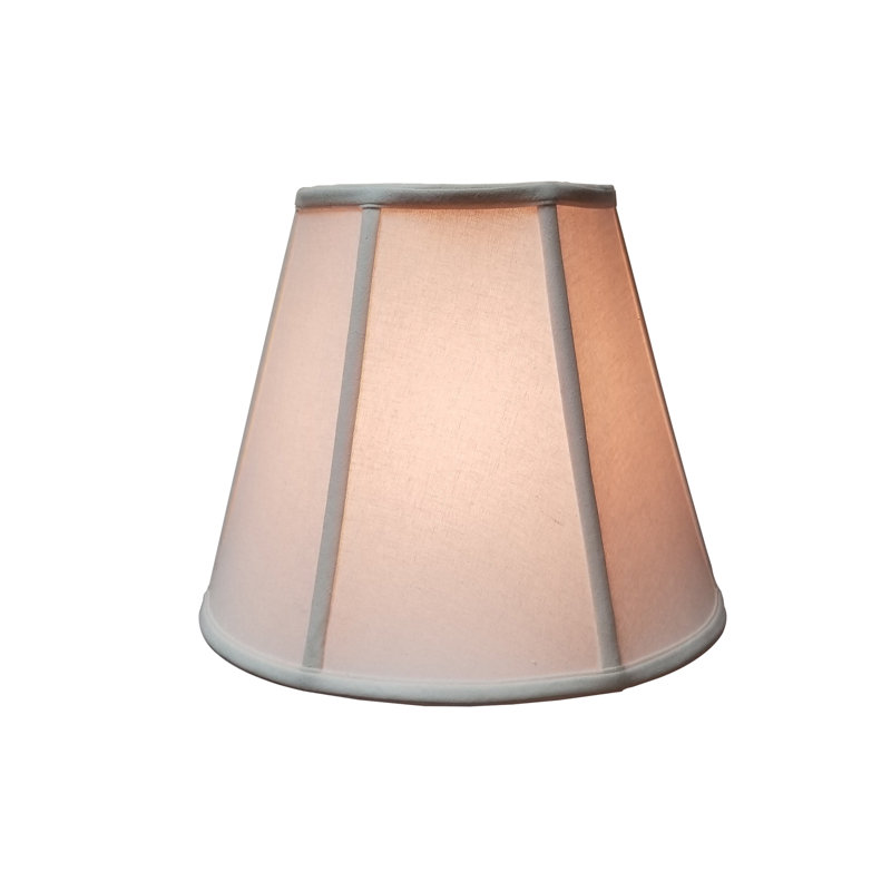Linen Empire Lamp Shade, Eggshell/Off White, 14" H x 18" W x 18" D