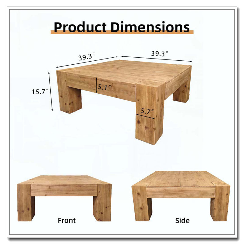 Table basse, Antique Natural-1