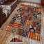 Tapis ivoire en polyester tissé à la machine Ivana-1893544785