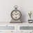 Mantel & Tabletop Clocks Analog Metal Quartz Movement / Crystal Tabletop Clock in Gray