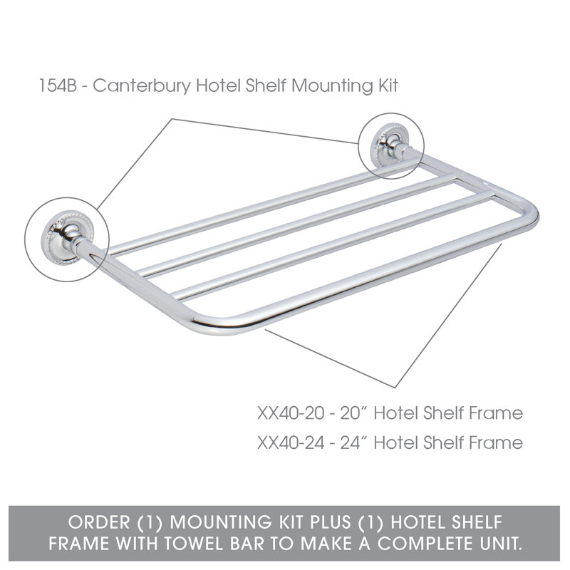 20" Hotel Shelf Frame
