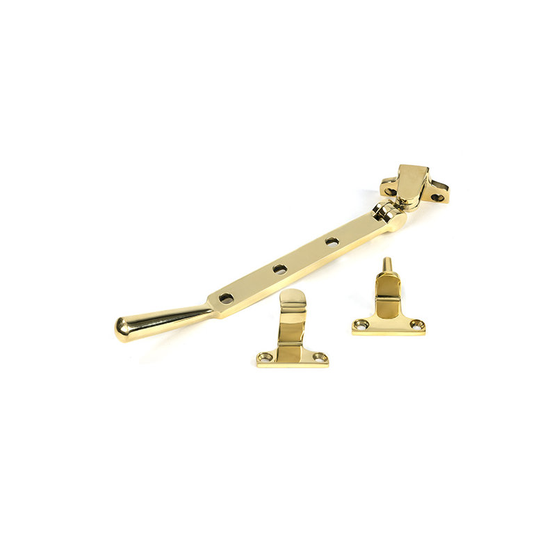 Newbury Stay (Steel Window), Polished Brass, 24.4cm H x 3cm W x 1.3cm D