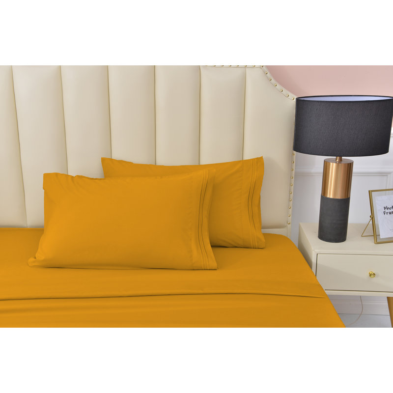 Rayon from Bamboo Sheet Set, Twin, Gold