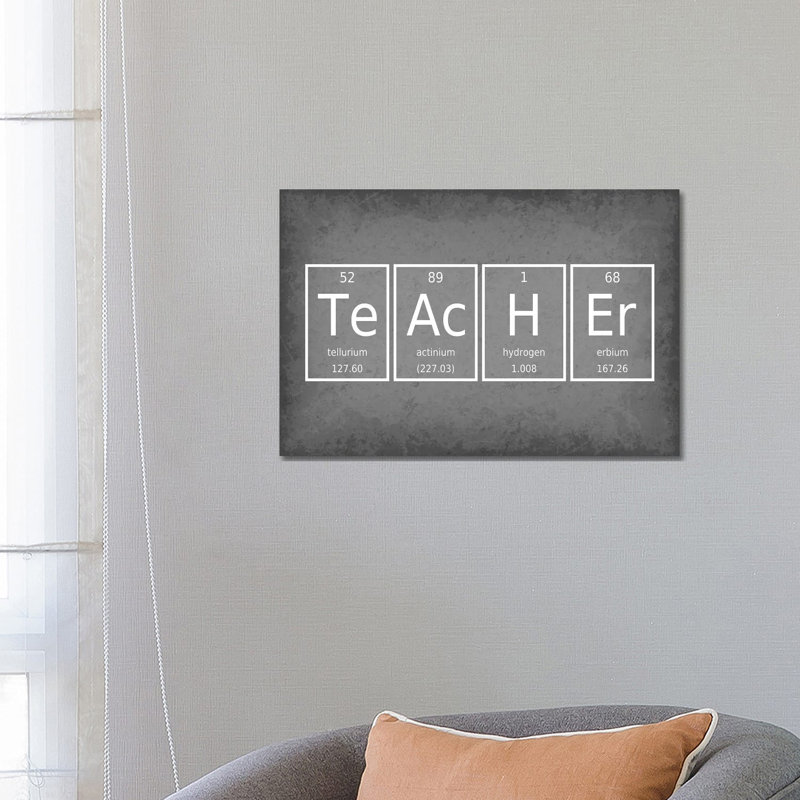 Teacher by GetYourNerdOn - Wrapped Canvas Print, 66.04 cm H x 45.72 cm W x 3.175 cm D