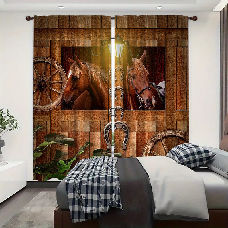 ROD POCKET CURTAIN, 51" W x 90" L