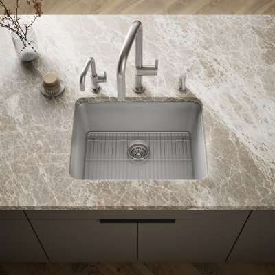 Cairn® 25" L x 18" W Undermount Kitchen Sink With Accessories