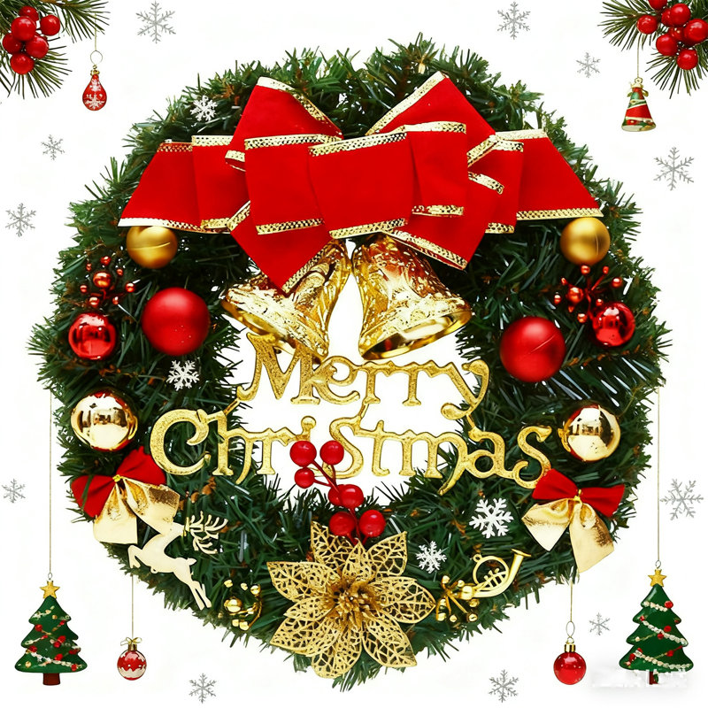 Guirlande de Noël Merry Christmas, 1