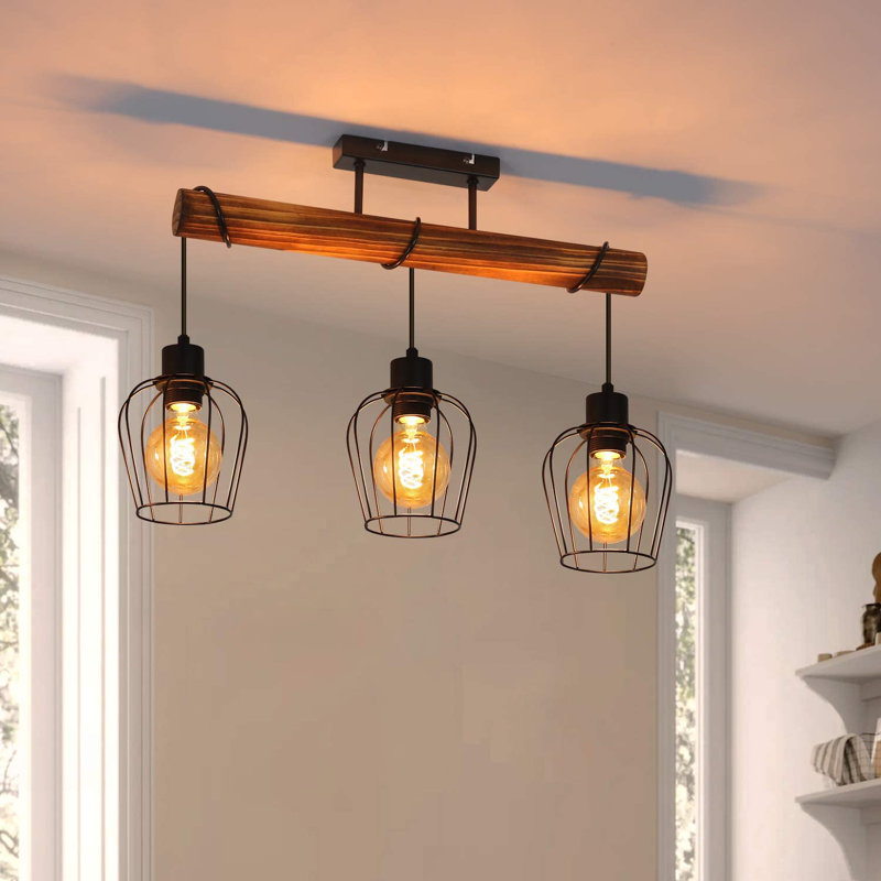 Linear Pendant Light 3-Flame Narrowsburg