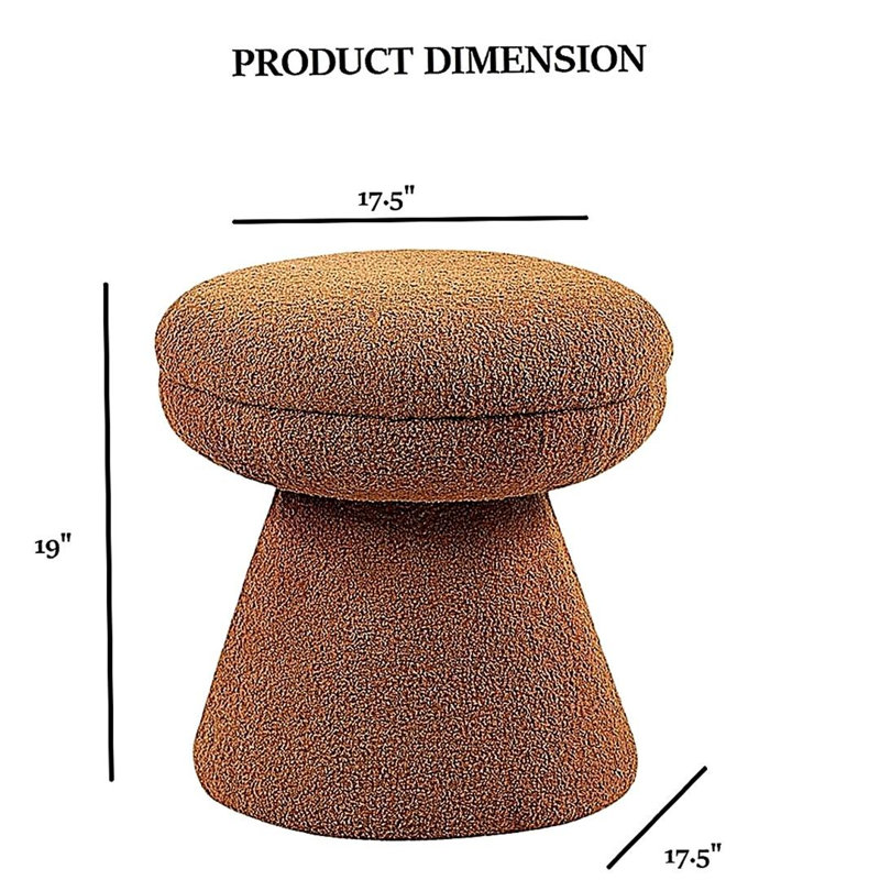 Tabouret décoratif contemporain 1pc