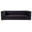 Canapé en velours de luxe 86 po, assemblé -291252972