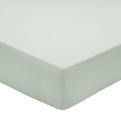 Pima 200 Thread Count 100% Cotton Percale Fitted Sheet