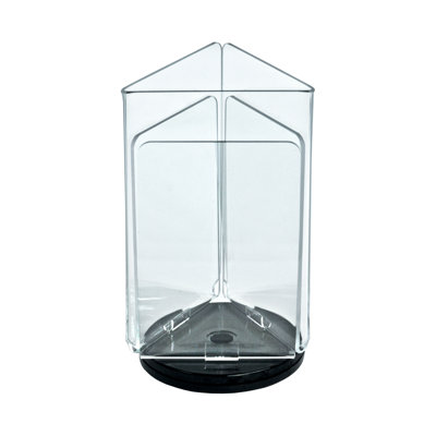 Porte-menu et panneau rotatif à trois faces, 10 cm (L) x 15 cm (H)