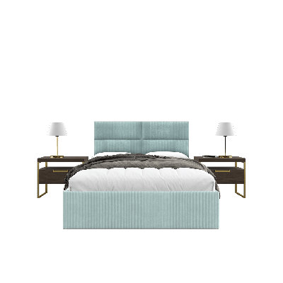 Panneaux muraux capitonnés Sapan - Têtes de lit murales Queen/Full - Boucle Ivoire - Ensemble de 4 panneaux modulaires