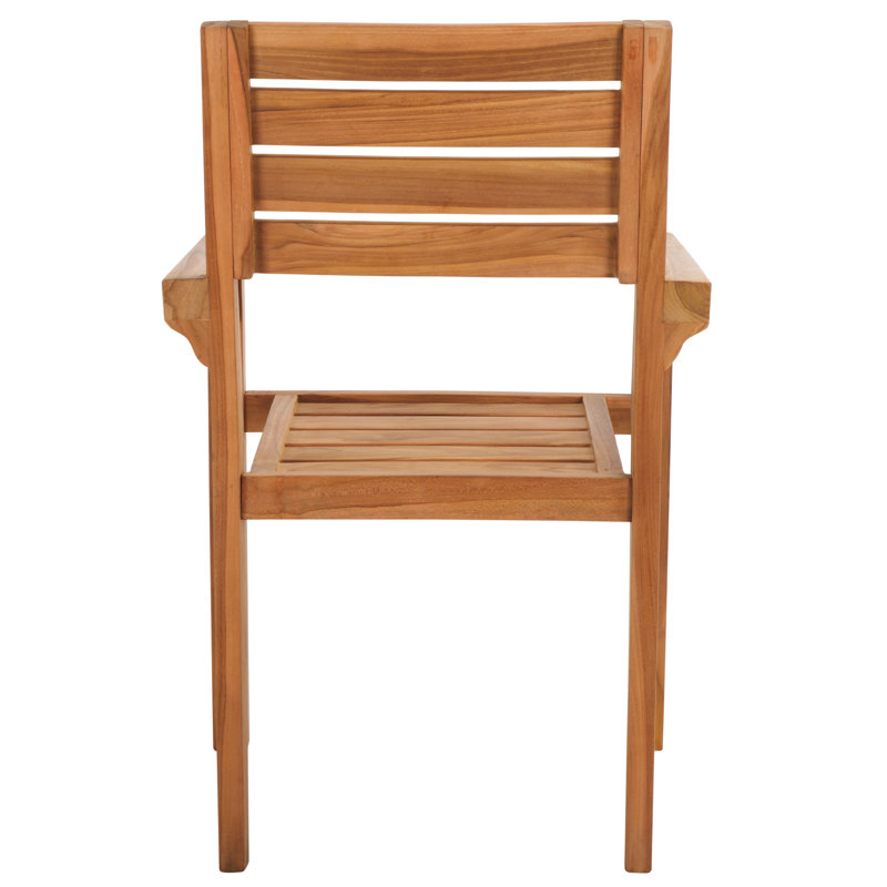 Leon Outdoor Teak Dining Armchair