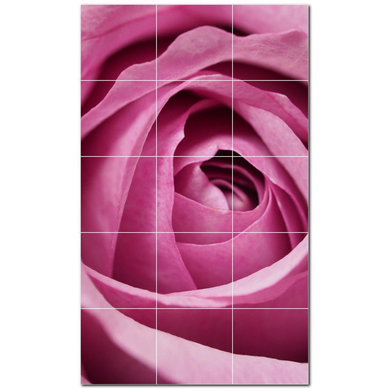 Murale décorative en céramique 4,25 po x 4,25 po