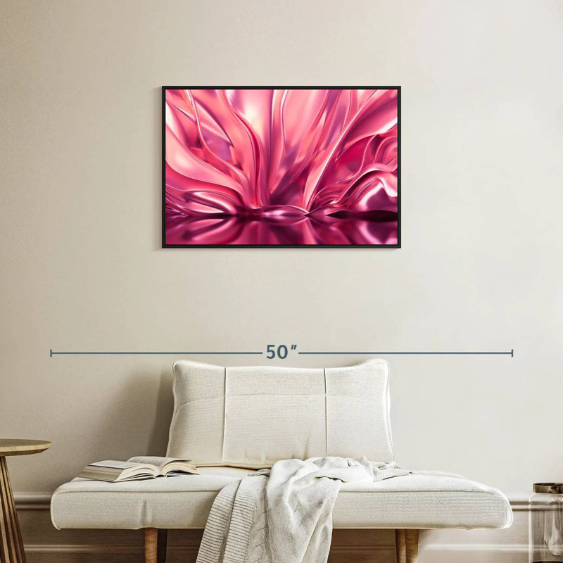 Avery Blush Pink Abstract, 21" H x 31" W