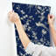 Rouleau de papier peint lisse 27 pi 27 po Bird and Blossom Chinoserie-61599146