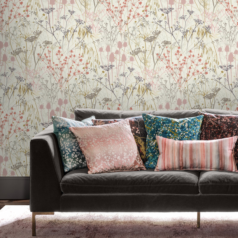 Clarissa Hulse Summer Border Verdigris Removable Wallpaper, Shell
