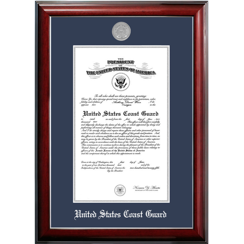 Coast Guard Certificate Classic Picture Frame, 10" x 14"