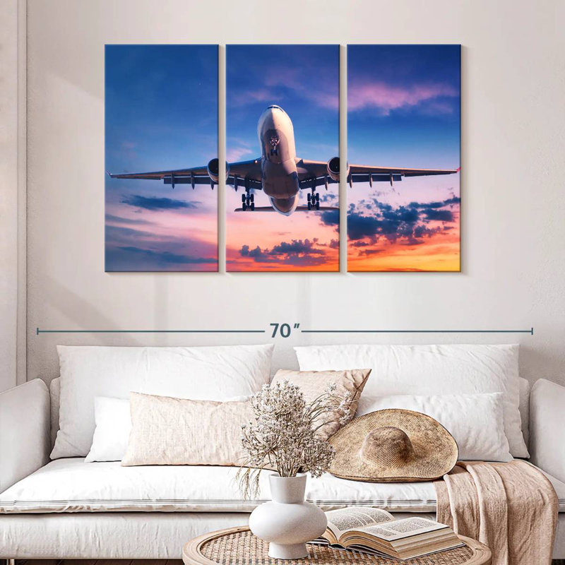 Avion Mehar Sunset, H 32 po x l 50 po