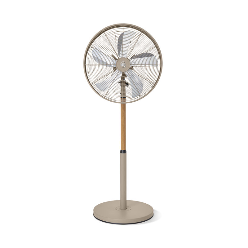 Swan Nordic Oscillating Pedestal/Standing Fan, Oatmeal