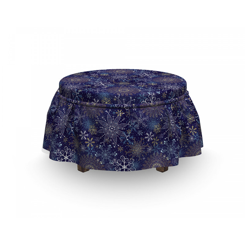 Box Cushion Ottoman Slipcover