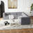 106*106" Chenille Modular L Shaped Sectional Sofa