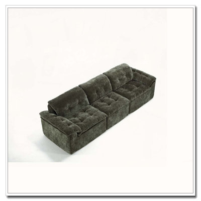 Modern Chenille Sofa 3 Seats