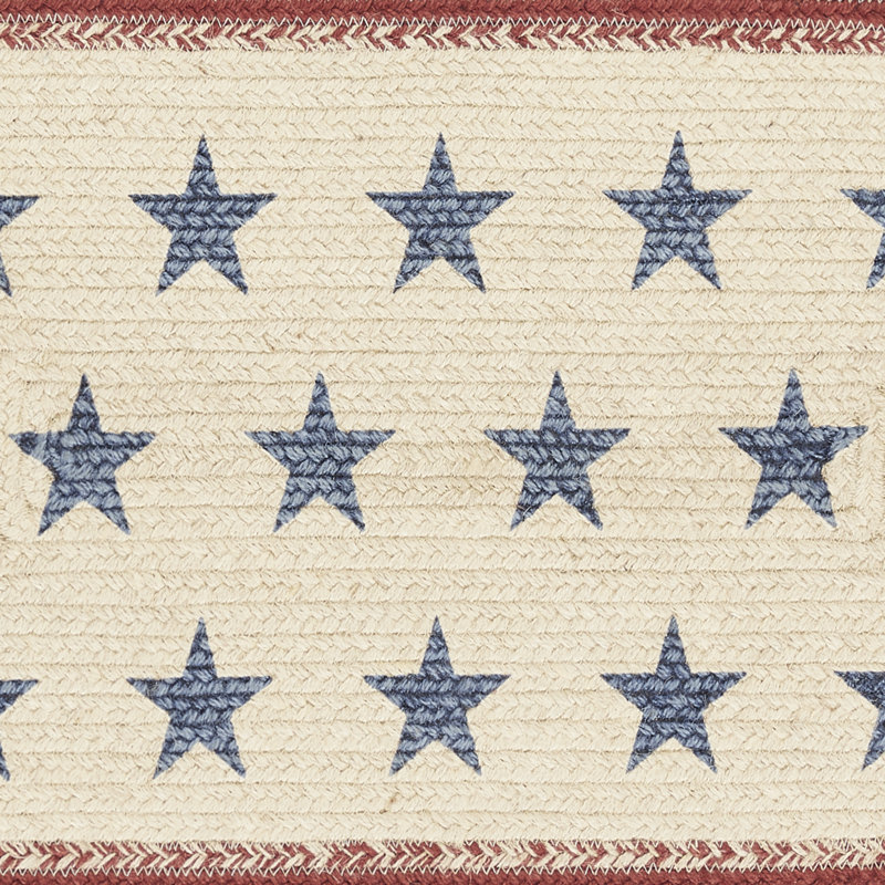 Tapis en jute Celebration, Demi-cercle 1 pi 4,5 po x 2 pi 9 po