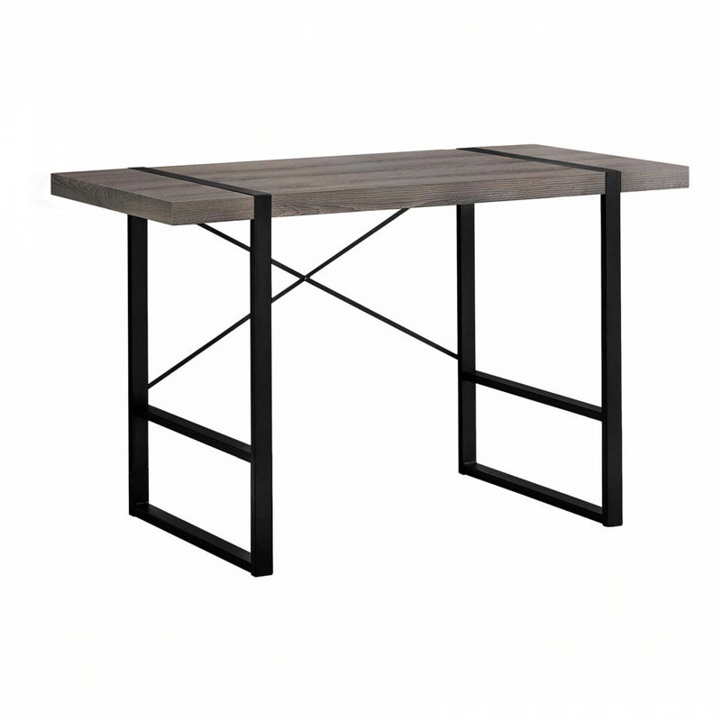 Bureau d'ordinateur personnel, Taupe / Noir