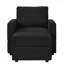 Fauteuil d'appoint classique en velours côtelé, fauteuil d'appoint confortable Canf, fauteuil d'appoint enveloppé de tissu avec repose-pieds, parfait pour les salons modernes dans le salon-1086268237