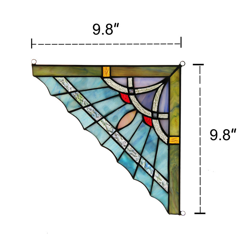 Panneau de fenêtre en verre Tiffany