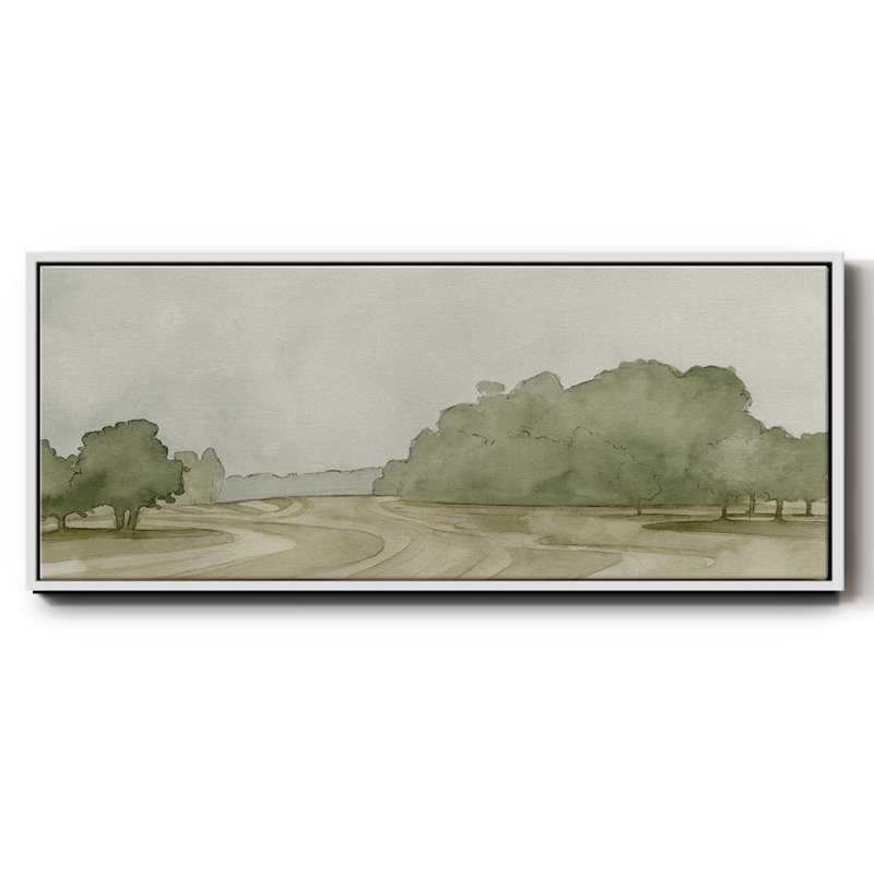 On Course II - toile encadrée, H 8 po x l 20 po