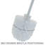 Porte-brosse 13,75 po en blanc
