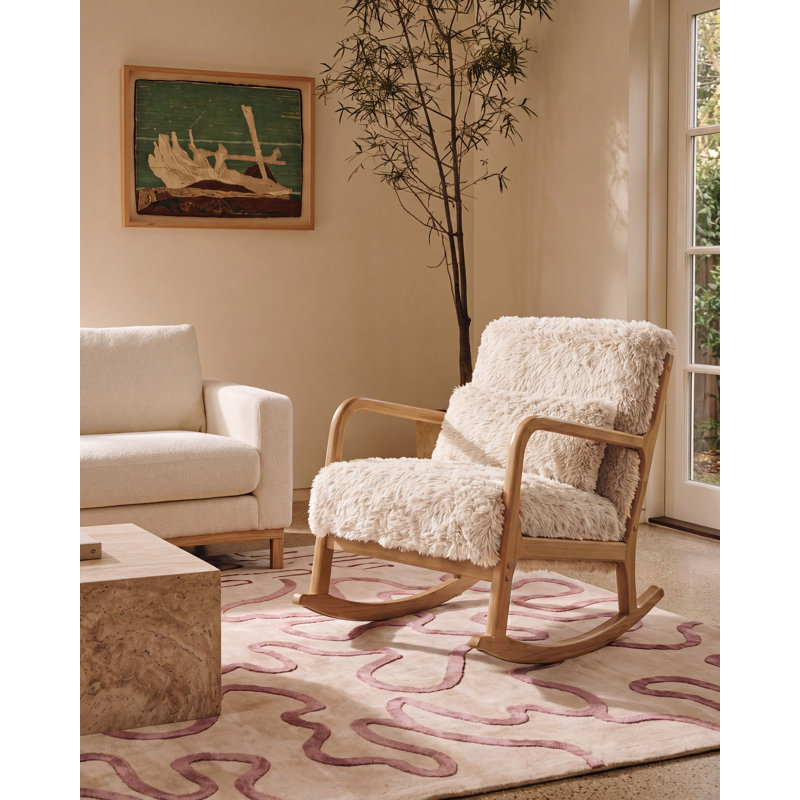 SKOVDE Rocking Chair, Beige