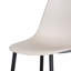 Aspen 5-Piece Casual Dining Set - Spacious Round Table & 4 Curved Plastic Chairs-124157412-124157414