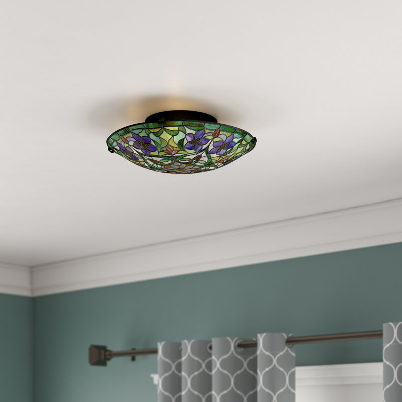 Yerres Glass Flush Mount
