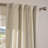 Eui Del Mar Striped Linen Blend Sheer Curtains - Single Panel Drapes-25768670-25768673
