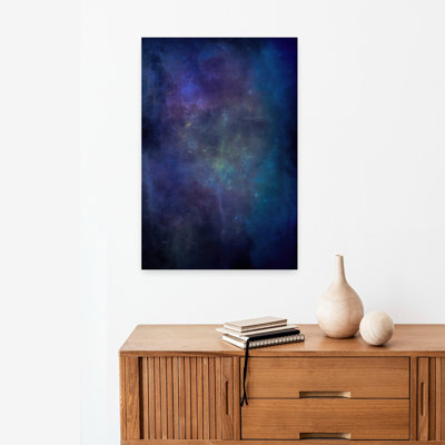 Cosmic Dreamscape Abstract Dreamy Ethereal Nature Landscape Wall Art by Alpenglow Workshop - Wrapped Canvas Print