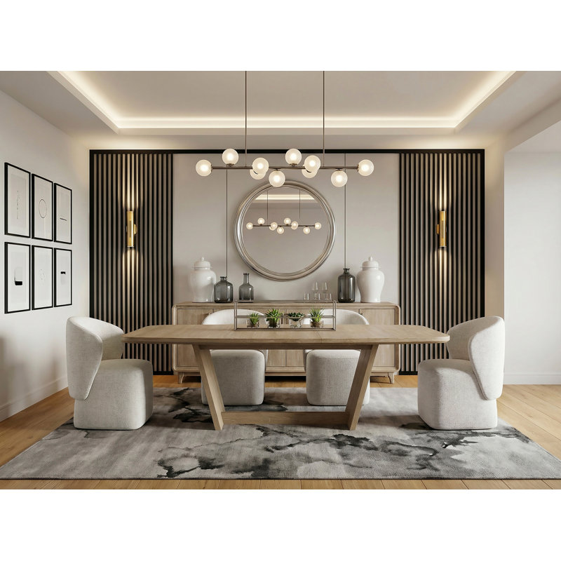 Solara Retreat 74"- 94" Extendable Dining Table